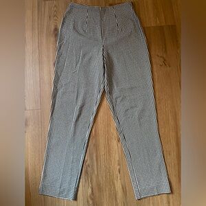 Vintage Saks Fifth Avenue gingham straight leg pants